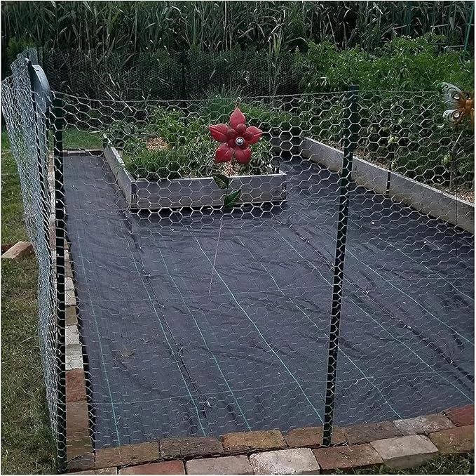High Permeability Weed Block Gardening Ground Cover Mat1 1.2 M Wide Weed Barrier Driveway Cover Heavy Duty Weed Control Garden Cloth Roll(W*L 1.2x100m/3.9x328ft)