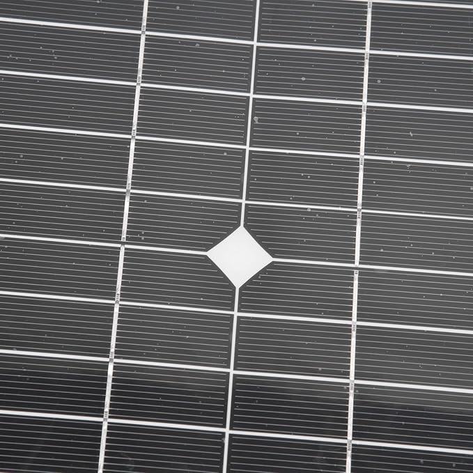 Ejoyous Solar Panel Fan Kit 100W Solar Powered Ventilation Fan Portable Round Exhaust Fan for Greenhouse Pet Houses Shed Chicken Coops Doghouse