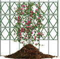 Green Garden Trellis Flower Climbing Rack Foldable Plant Stand for for Patio Yard and Outdoor Decor Easy Assembly Plant Support Trellis(W60xH180CM(2.0x5.9FT))