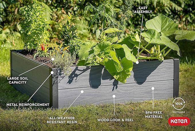 Keter Maple Raised Garden Bed