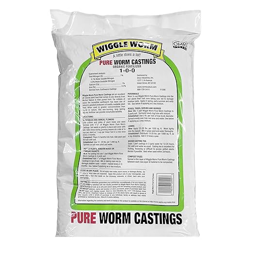 100% Pure Organic Mineral-Dense Worm Castings Fertilizer 15lbs - Improves Soil Fertility and Aeration for Growing Better Houseplants Vegetables and More Pack of 3