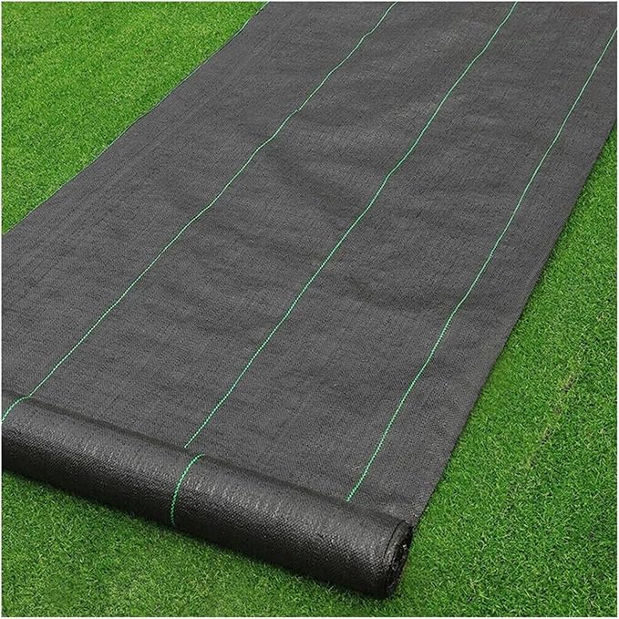 Weed Barrier Fabric Garden Landscape Fabric Weed Barrier Heavy Duty Driveway Gardening Mat Polypropylene Ground Cover