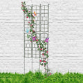 Foldable Garden Trellis For Climbing Plants Width: 50cm Height:90/120/150cm PE Steel Pipe Metal Garden Obelisk Garden Screen For Tomatoes Vegetables Fruits Flowers Pots Vines Stands ( Size : 50*