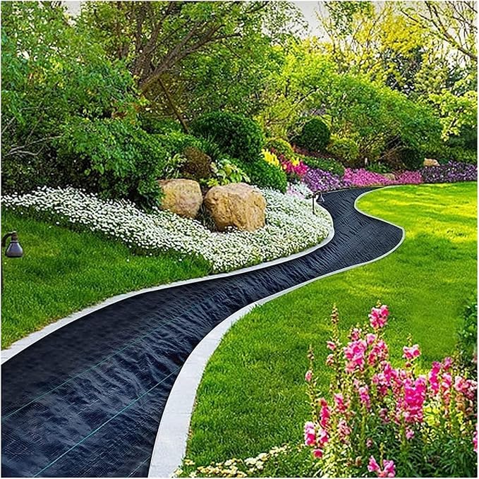 Driveway Fabric Weed Barrier Landscape Fabric Weed Control Film for Landscaping Fabric Barrier(1.5x200m)