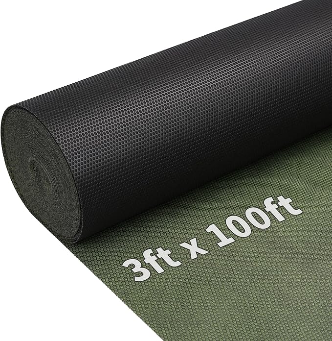 3x100ft Weed Barrier Fabric &amp Landscape Fabric5.8oz Heavy-Duty Non-Woven Ground Cover Easy Setup Weed Control Mat for Garden Yard Farm Orchard Fruit Trees