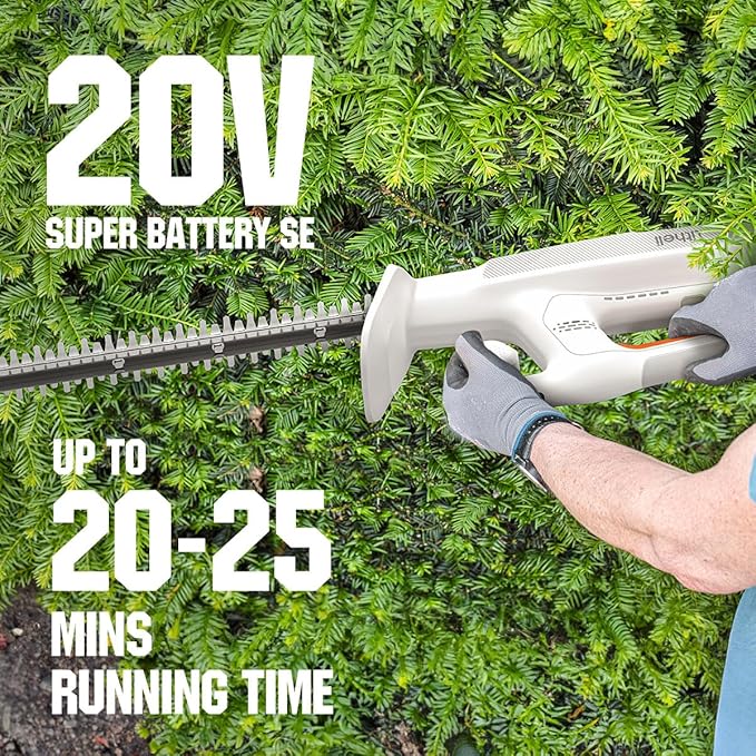 Litheli Cordless Leaf Blower and 20 Hedge Trimmer kit 1 * 2Ah Battery Include Work with Litheli U20 20V System (1 * 2Ah Battery Include)