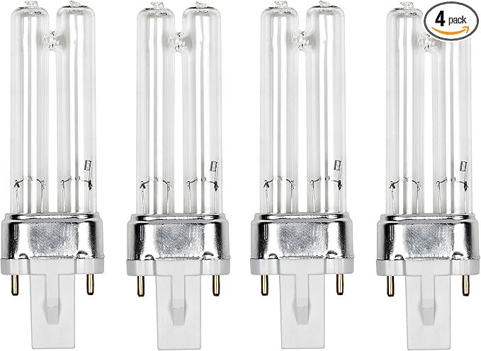 Bluex Bulbs 4 Pack LB4000 Replacement Bulb for Germ Guardian AC4825 AC4850PT AC4300BPTCA AC4300BPT AC4850 AC4900 AC4900CA AC4800 AC4900 Purifiers Replace 5W UV-C Bulb