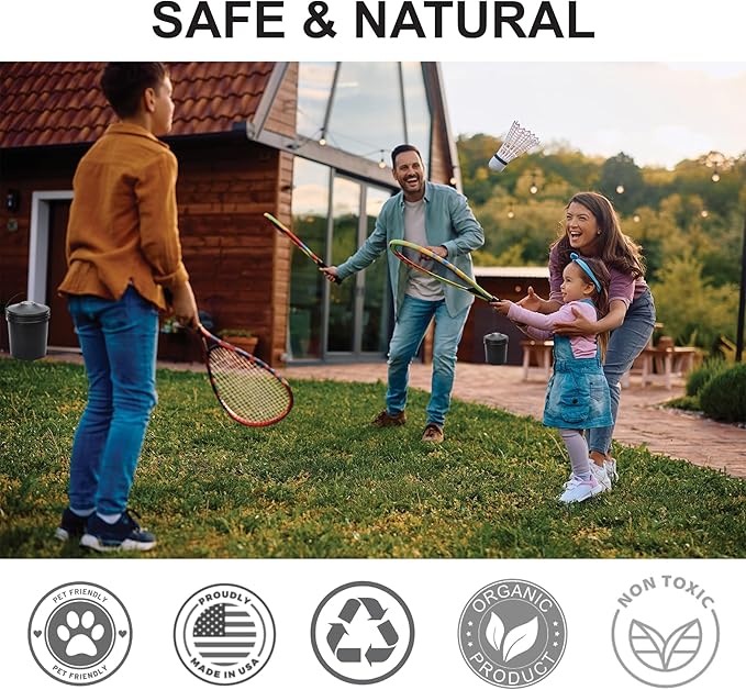 STUCK Pro AGO Mosquito Trap Naturally Attract &amp Capture Container-Breeding Mosquitoes Pet &amp Kid Safe Just Add Water &amp Attractant &amp Place on a Bucket (Bucket Not Included)