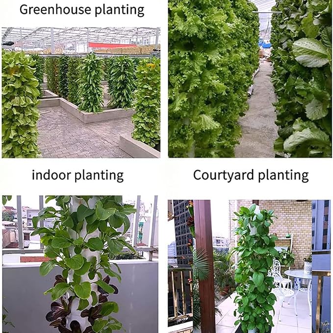 Hydroponic Kit for Plants45 Hole Automated Aeroponic TowerTower PlantingVertical Hydroponic GrowingAeroponic Growing Kit forF