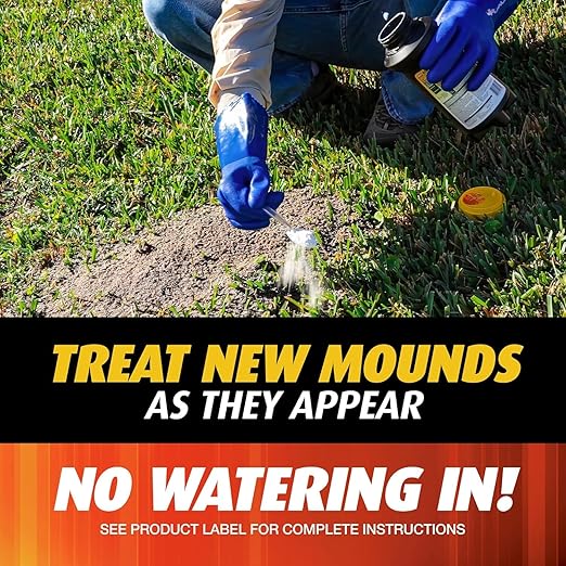 Ortho Orthene Fire Ant Killer – 12 oz – Outdoor Powder Kills Queen &amp Colony – Fast Lawn &amp Garden Treatment – No Watering Required (1)