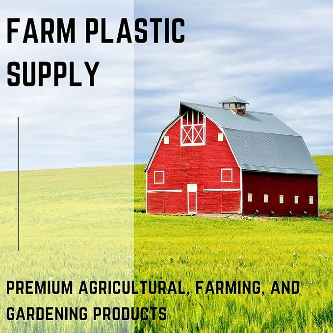 Farm Plastic Supply - Clear Coolmax Greenhouse Plastic Sheeting - 6 Mil - 4 Year UV Resistant Infrared Anti-Condensate Green House Covering Thermal Greenhouse Plastic 6 mil (20' x 5')