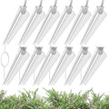 4FT Grow Lights for Indoor PlantsT8 5000K Full Spectrum Plant Light540W(12 x 45W)LED Grow Light Strips with Timer Aluminum ReflectorLinkablePlant Growing Lamp Fixture for Greenhouse Indoor 12pcs
