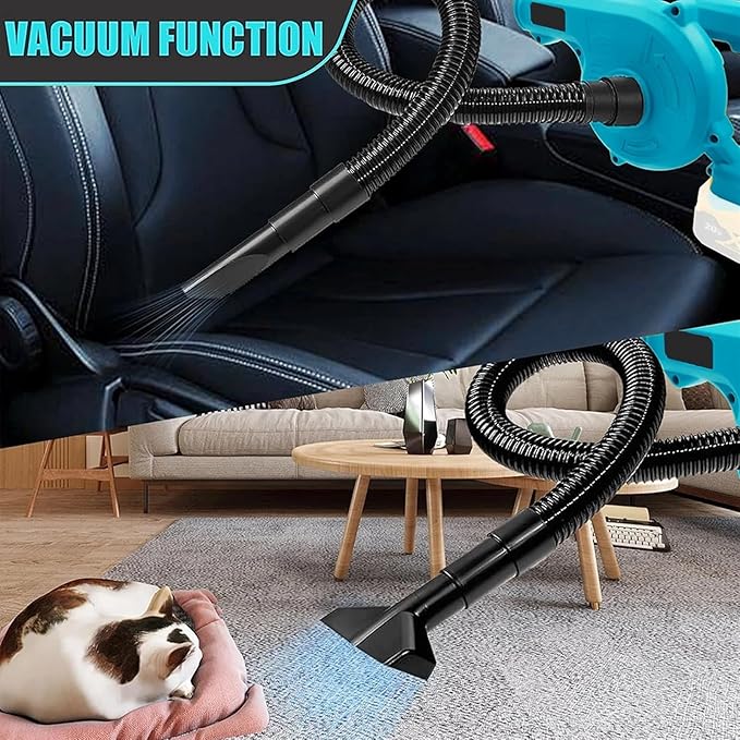 1500W 2 in 1 Cordless Air Blower &amp Vacuum Cleaner Electric Dust Computer Collector Power Tools