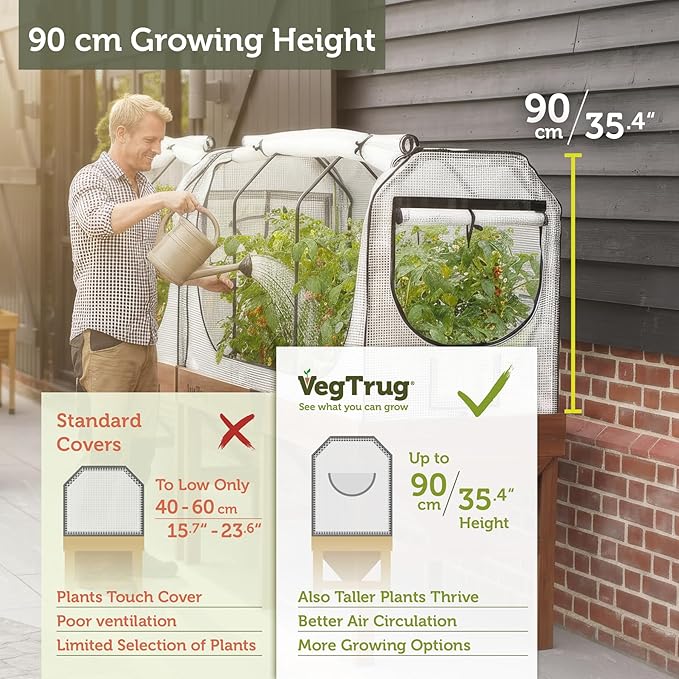 VegTrug® Small Classic Greenhouse Frame &amp Multi-Cover Set
