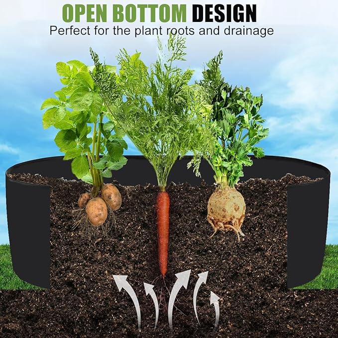 Raised Garden Beds Outdoor Raised Beds for Gardening Corner Fence HDPE 1.8x19.7FT Planter Boxes Outdoor Flower Bed Garden Bed Planter Raised Beds Large Flower Edging Landscape Garden Edging Border