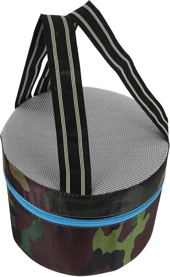 Portable Camping Stool with Foam and Cloth Strong Load-Bearing Small Garden Step Stool for Adults Lightweight Outdoor Folding Seat for Fishing Picnic Farm Work Travel and Gardening