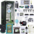 Complete Solution - 150W HPS Grow Light - 24x24x72 Hydroponic 1680D Canvas Tent Mylar Interior - Nutrient Enriched Cali Super Soil - All-in-One Indoor Grow Kit - Premium Ventilation