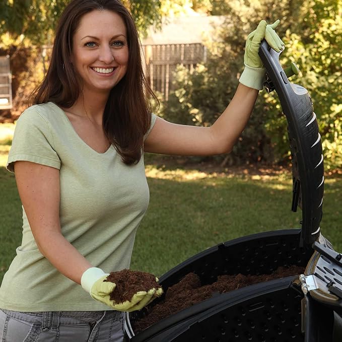 Lifetime 60072 Dual Compost Tumbler Black