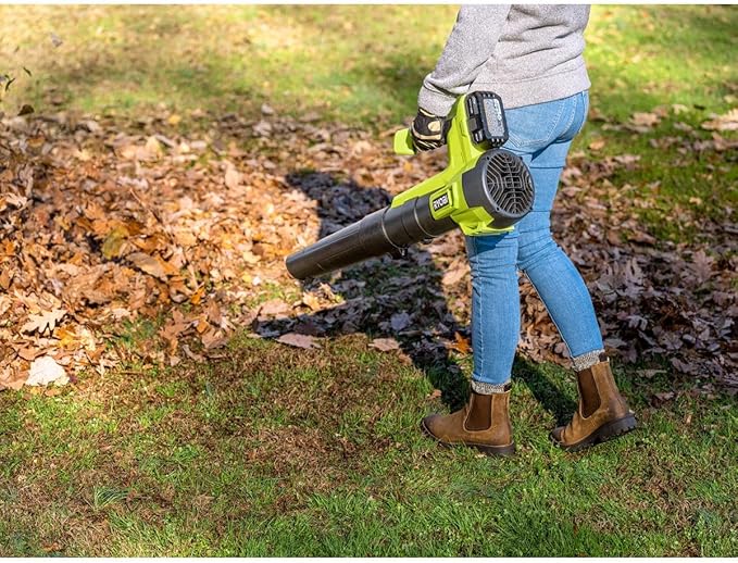 RYOBI ONE+ 18V 100 MPH 325 CFM Cordless Battery Variable Speed Jet Fan Leaf Blower (Tool Only)