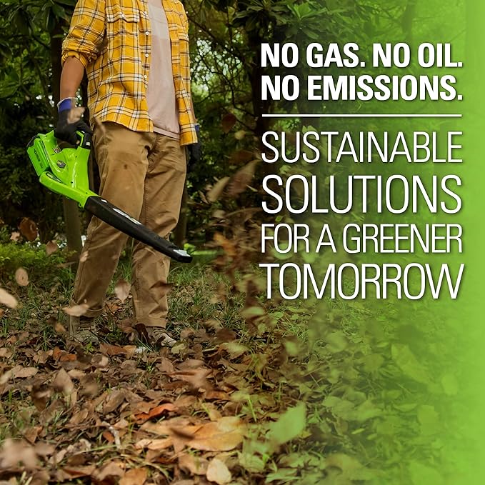Greenworks 40V (150 MPH / 130 CFM / 75+ Compatible Tools) Cordless Leaf Blower Tool Only