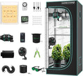 MARS HYDRO 2x2 Grow Tent Kit Complete System with 10 Speed Fan100W Upgraded TS600 LED Dimmable Grow Light24x24x55 1680D High Reflective Mylar Grow Tent4 inch Smart WiFi Control Ventilation Kit