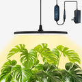 chiphy Hanging Grow Lights for Indoor Plants 40W Full Spectrum with 3/9/12 Hours Timer Pendant Plant Lights for Indoor Growing Large Tall Plant Garden Flowers Greenhouse16.7FT Power Cord