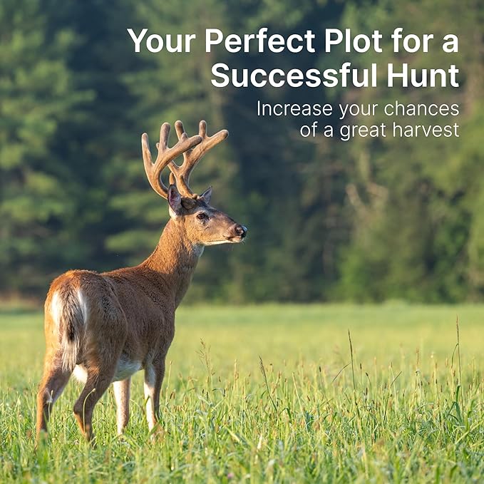 No Till Annual Mix - Throw and Grow Clover Rye Turnip Brassica Oats - No Plow Food Plot Seed for Deer - 10 lbs