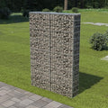 Gabion Basket Galvanized Steel Garden Planter 39.4x7.87x59 Inches Gabion Cage for Raised Bed Fence Patio Vegetables Flowers Herbs
