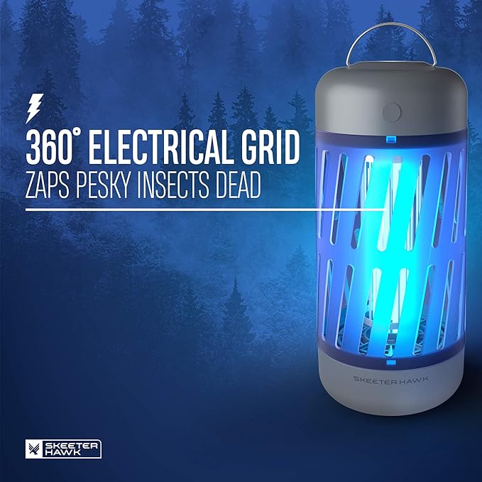 SKEETER HAWK Mosquito Zapper | Plug-In All-Natural Outdoor Bug Killer
