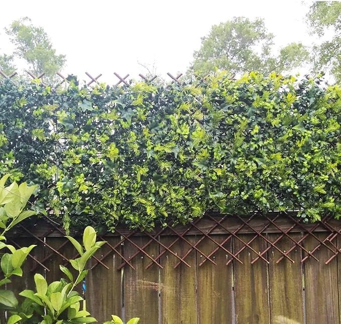 Nature Willow Trellis Expandable Plant Support Plant Climbing Lattices Trellis Willow Expandable Trellis Fence for Climbing Plants Support 36x92 InchDouble Panel (2 Willow Wicker Fence)