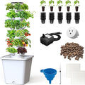 SJZX Hydroponic System Kit + Extra Water Pump Get a Replacement Pump Now