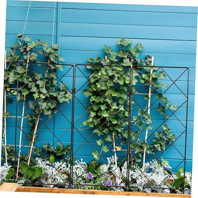 Folding Plant Support Stand Garden Trellis for Vine Plants Climbing Fruits