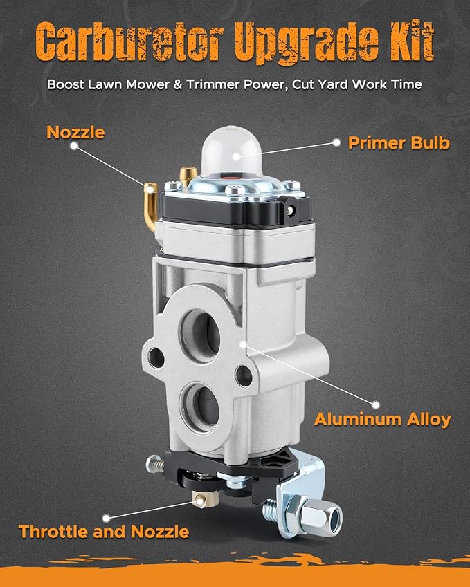 150BT Carburetor for Husqvarna 150BT (Before 2022) 150 BF 350BT 350BF 360BT 560BTS 560BFS Backpack Leaf Blower Replace OEM Part # 502845001 577144601 581155801 with Air Filter Turn Up Kits