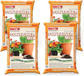 Michigan Peat Company 4 Pack BACCTO Container Mix Indoor Outdoor Blend with Organic Peat Starter &amp Nutrients for 6 or Larger Planters 1.5 Cu Ft