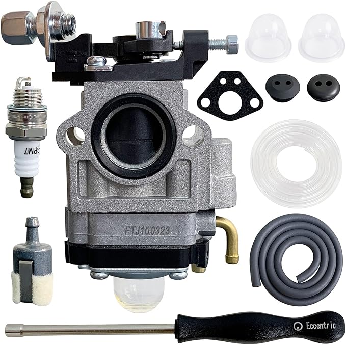 Ruixing OEM PR48BT Carburetor for Poulan Pro PR46BT PR48BT 46cc 48cc Gas Backpack Blower BP400 BP402 Blower Carburetor for RedMax EB7000 EB7001 EB4300 EB4400 EB4401 145BT 155BT Leaf Blower Parts