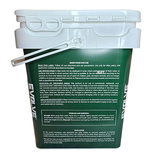 Evolve Rat Birth Control Soft Bait Sausages – 12 lbs | Scientifically Proven Rat Population Control | Not a Poison Long-Term Population Management