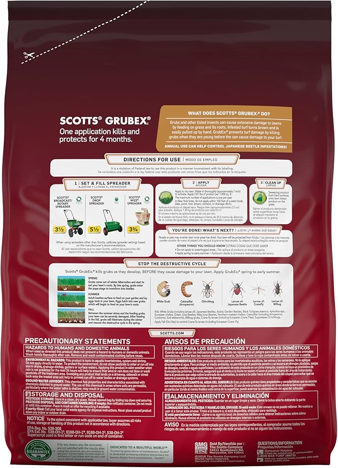 Scotts and Tomcat Repair The Lawn Bundle Includes Mole Killer Grub Killer and Grass Repair Products