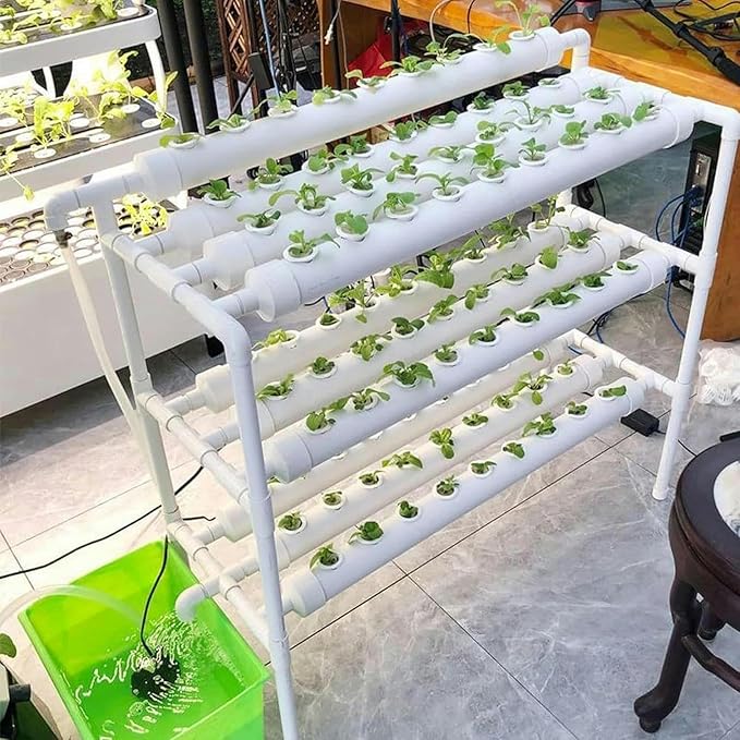 HydroponicsHydroponics Growing Kit - Large Outdoor - 108 Pot Hydroponics Growing Tower Garden Planter Indoor Gift
