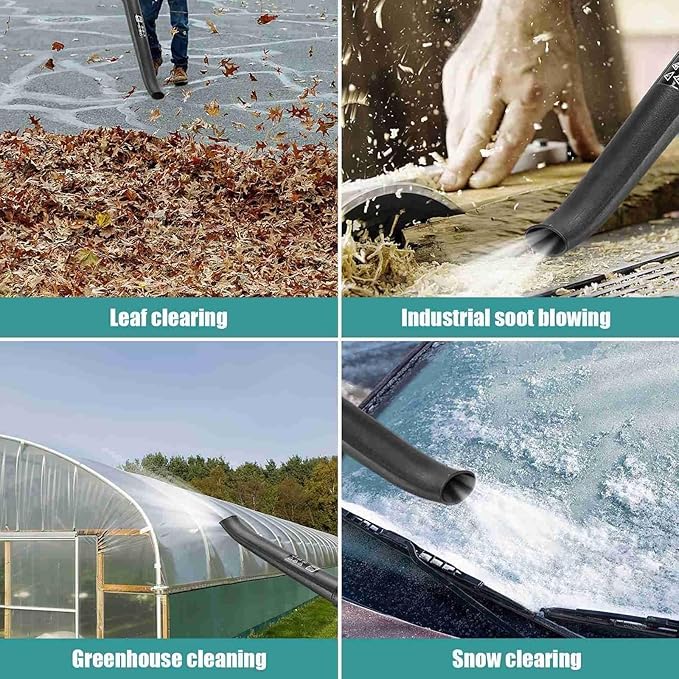 Cordless Electric Air Blower 5 Gears Adjustable Leaf Blower Clean Fallen Leaves Dust Snow Power Tools