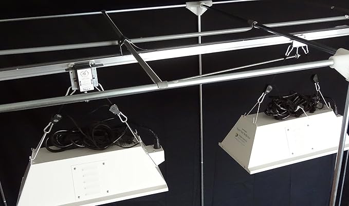 Light Rail (2) 4.20 Kits Robotic Grow Light Mover for 4 Lights Genuine Solidly Made in The USA