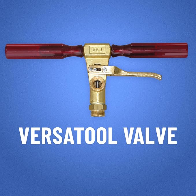 B&ampG Versatool Termite Tool Kit – Professional Sub-Slab &amp Soil Termiticide Injection System – Includes Versatool Valve 3 Stainless Steel Pipes Foot Ram and 4 Precision Tips
