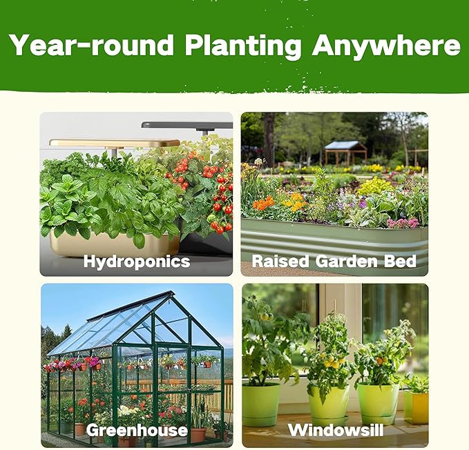 LUSH&ampDEW Culinary Herbs Kitchen Garden Seed Bank Gardening Gifts for Women Men 16 Varieties Non-GMO Heirloom Seeds for Planting Herb in Raised Garden Beds Windowsill Survival Kit for Cooking Sp