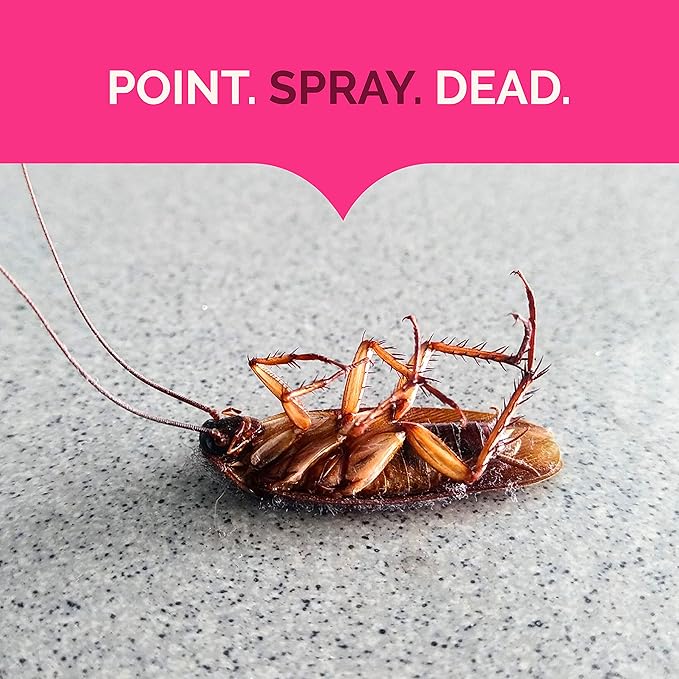 Hot Shot Ant Roach And Spider Killer 2-17.5 Ounce Aerosol Cans Lemon Scent Twin Pack