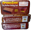 Coco Coir Brick Makes 2 gals Potting Soil for seedlings Rooting Vegetables Berries Roses Orchids House Plants hydroponics Worm Farms Animal Bedding (3 Pack)