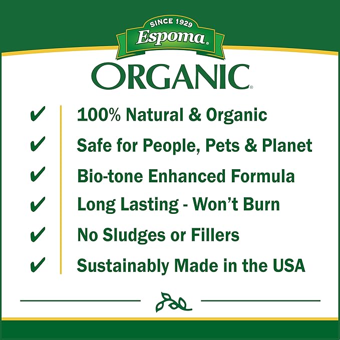 Espoma Organic Holly-Tone 4-3-4 Natural &amp Organic Evergreen &amp Azalea Plant Food 36 lb. Bag The Original &amp Best Fertilizer for All Acid Loving Plants Including Rhododendrons &amp Hydrang