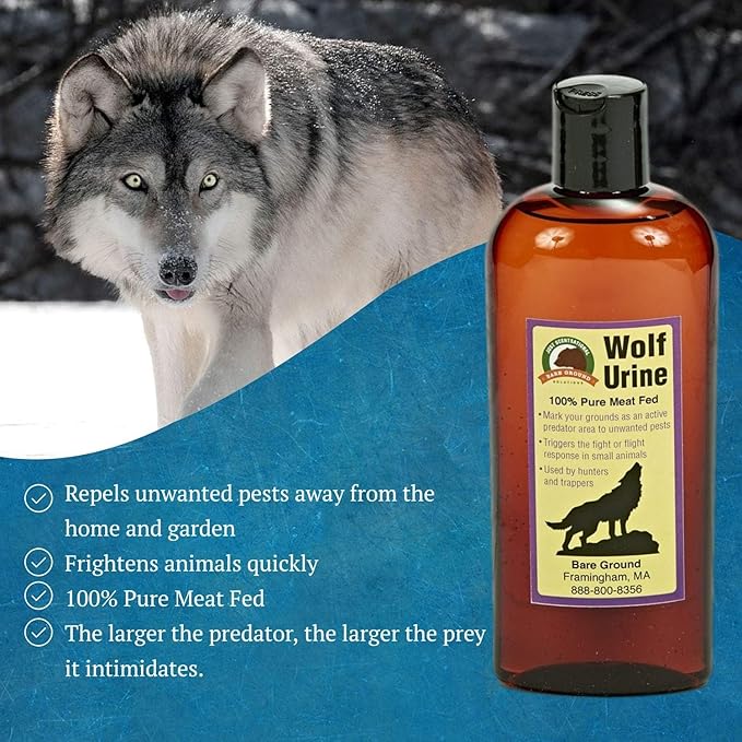 Just Scentsational WU-16 Wolf Urine for Gardens Hunters and Trappers 16 oz