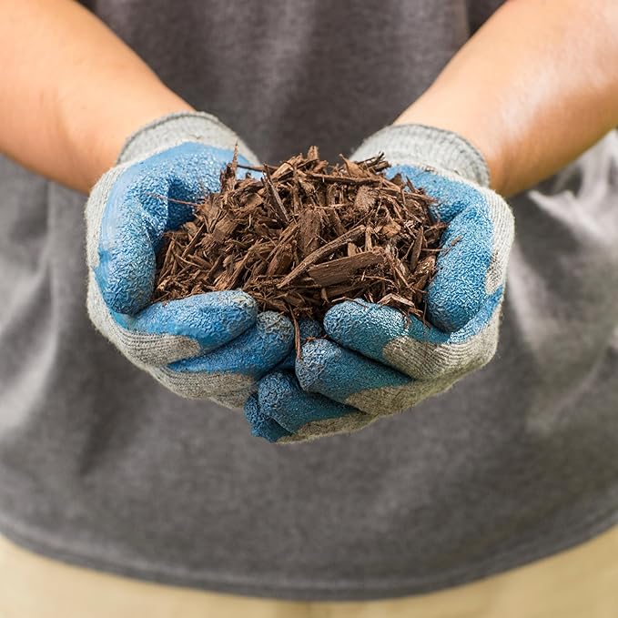 Scotts Nature Scapes Color Enhanced Mulch Deep Forest Brown - Wood Shredded and Bagged Brown Landscaping Mulch Bulk Mulch Pallet - 1.5 cu. ft. Bags Pallet of 80