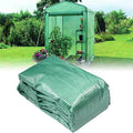 yeesport 56x56x76Inch PE Cover for Walk-in Greenhouse with Roll-Up Zip Panel Door PE Replacement Cover for Gardening and Growing Plants Outdoors with Front Roll-Up Zipper Entry Door