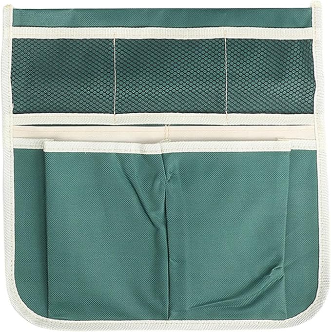 Garden Kneeler Seat Height Adjustable Foldable Gardening Stool Bench with 2 Tool Pouches for Kneeling Sitting Gardening Camping Picnics (Green)