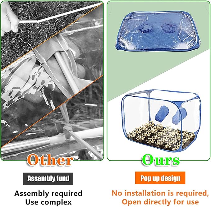 Dpofirs Still Air Box Mushroom Cultivation Set - Versatile Scientific Growth Kit for Home Growers